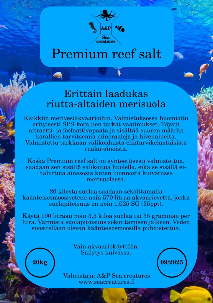 A&P Premium reef salt